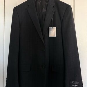 Sacai Men's Charcoal Suit Jacket